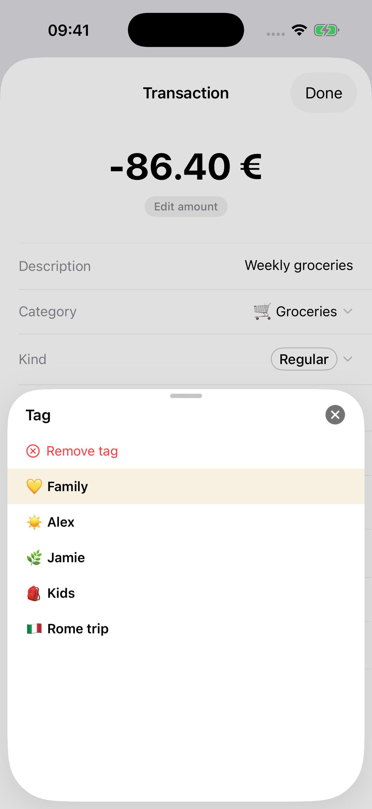 The real Melbee Tag picker with Family, Alex, Jamie, Kids, and Rome trip
